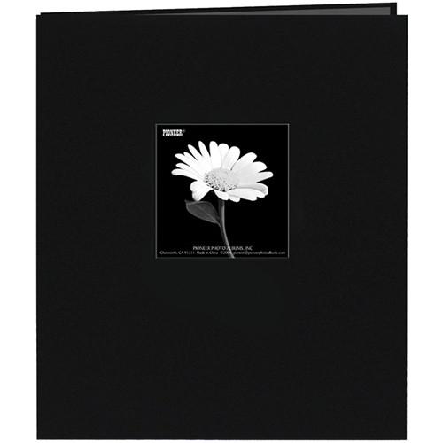 Pioneer Photo Albums MB811CBF BK Top Loading Scrapbook with Leatherette Cover