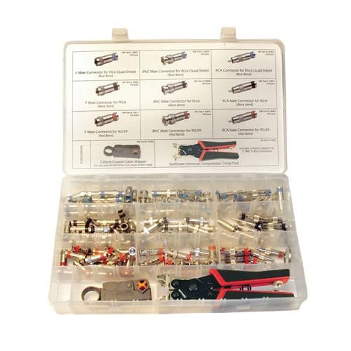 Platinum Tools 4050 SealSmart Compartmented Plastic Case for Field Installation Kits