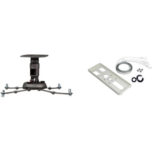 Premier Mounts PBC-FCTA-QL Projector Mount Kit with False Ceiling Adapter and Quick Lock Cable