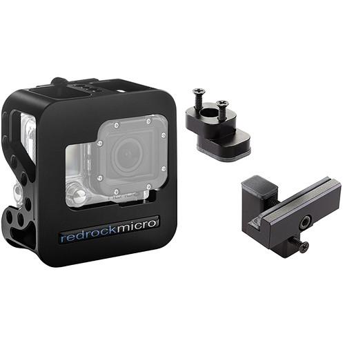 Redrock Micro Cobalt Cage & Deluxe Accessory Kit for GoPro HERO3 HERO3 HERO4