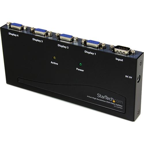 StarTech 4-Port High Resolution VGA Video Splitter