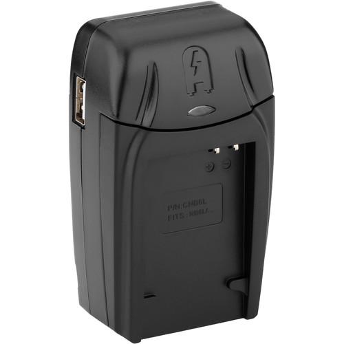Watson Compact AC DC Charger for NB-6L, NB-6LH, or DMW-BCM13 Battery