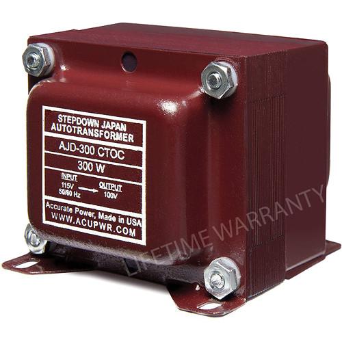 ACUPWR AJD-300 Japan to US Step-Down Transformer