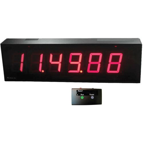alzatex DSP256B_U 6- Digit Race Clock with 2.33"-High Solid-Segment Digits