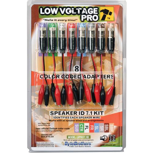 Byte Brothers LVPRO 8-Piece 7.1 Speaker ID Kit
