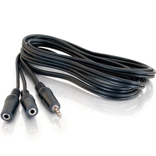 C2G 3.5mm Stereo Male to 2 3.5mm Stereo Female Y-Cable