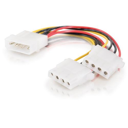 C2G 4-pin Molex Male to Two 4-pin Molex Female Internal Power Cable