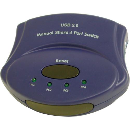 C2G 4-Port USB 2.0 Manual Switch