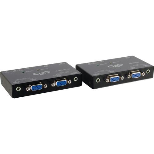 C2G Short Range VGA & 3.5mm Audio Over Cat5 Transmitter Receiver Kit