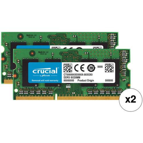 Crucial 32GB 204-Pin SODIMM DDR3 PC3-12800 Memory for Mac Kit