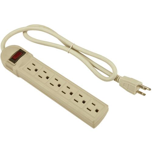 SPARK EL1862 6 Outlet Power Strip with Surge Protection