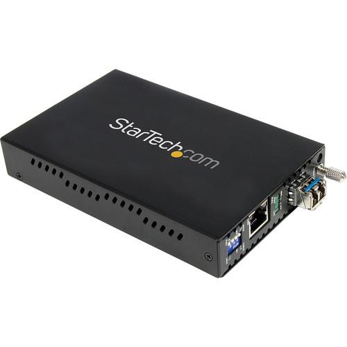 StarTech ET1000S40LC2 1000 Mb s Gigabit Single Mode Fiber Media Converter