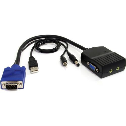 StarTech ST122LEA USB Powered 2 Port VGA Video Splitter with Audio