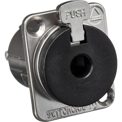 Switchcraft E112BL E-Series 1 4" 3-Conductor Stereo Locking Panel Mount Jack