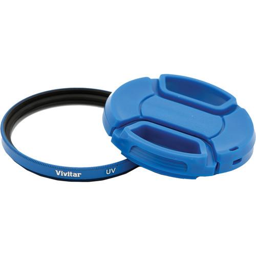 Vivitar 49mm UV Filter and Snap-On Lens Cap
