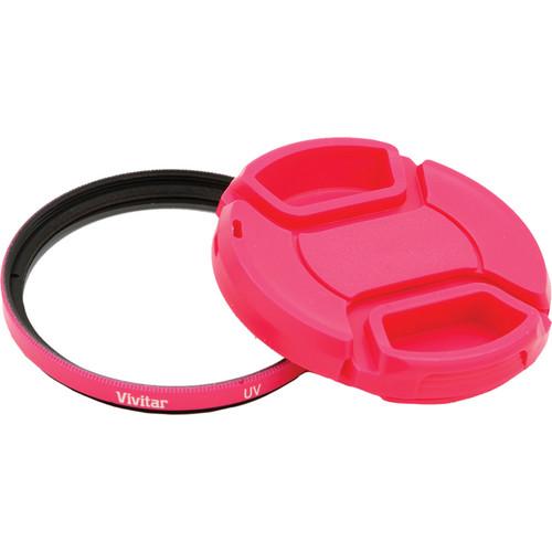 Vivitar 58mm UV Filter and Snap-On Lens Cap