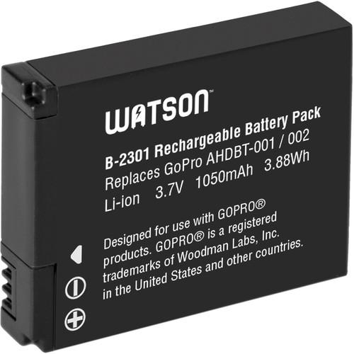 Watson Lithium-Ion Battery Pack for GoPro Cameras