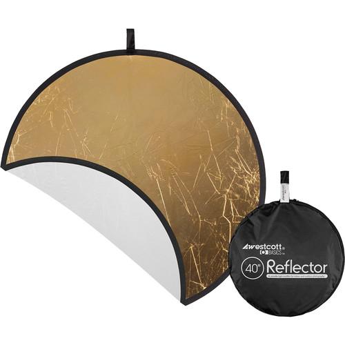 Westcott Gold White 40" 2-in-1 Reflector