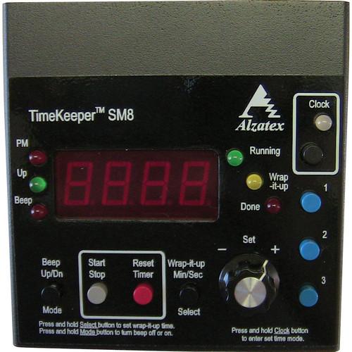 alzatex TMR221B8_SM Surface-Mount Count Up Down Timer with Time-of-Day Clock