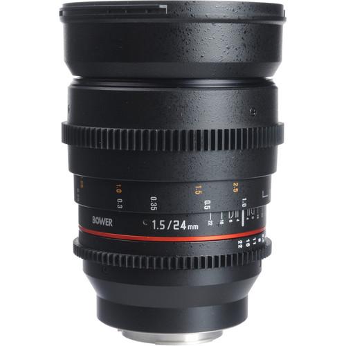 Bower 24mm T1.5 Ultra-Fast Wide-Angle Cine Lens For Samsung NX Mount Cameras
