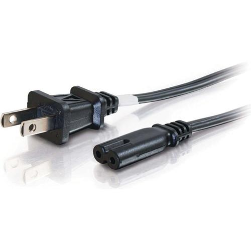 C2G 18 AWG 2-Slot Non-Polarized Power Cord