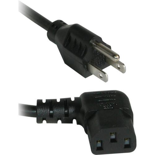 C2G 18 AWG Universal Right-Angle Power Cord