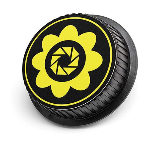 LenzBuddy Flower Rear Lens Cap for Nikon Cameras