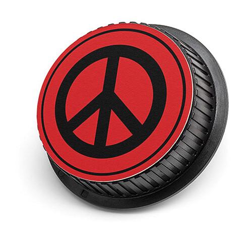 LenzBuddy Peace Sign Rear Lens Cap for Canon Cameras