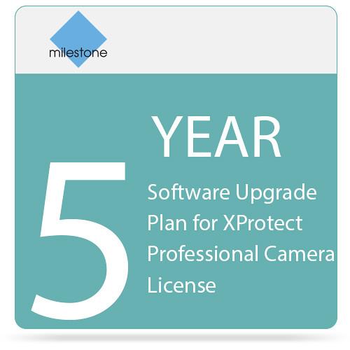 Milestone 5-Year Software Upgrade Plan for XProtect Professional Camera License