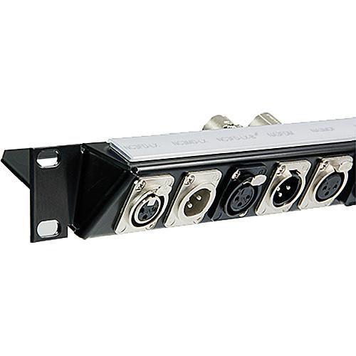 Neutrik 30 Degree Angled Rack Panel