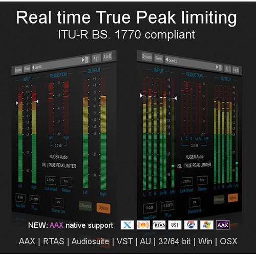 NuGen Audio ISL 2 - Real Time True Peak Limiter Plug-In