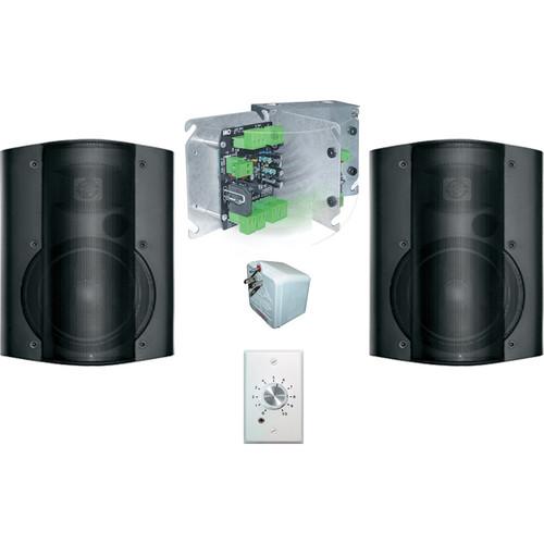OWI Inc. 40W Amplifier and Surface Mounted Speaker Combination