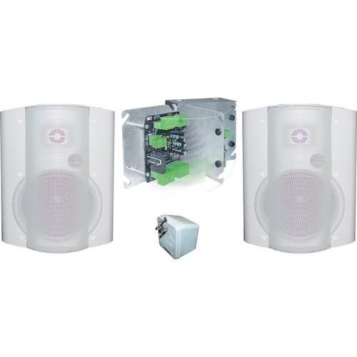 OWI Inc. 40W Amplifier and Surface Mounted Speaker Combination