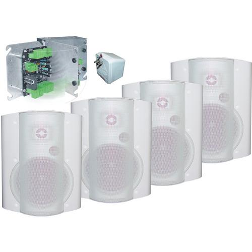 OWI Inc. 40W Amplifier and Surface Mounted Speaker Combination