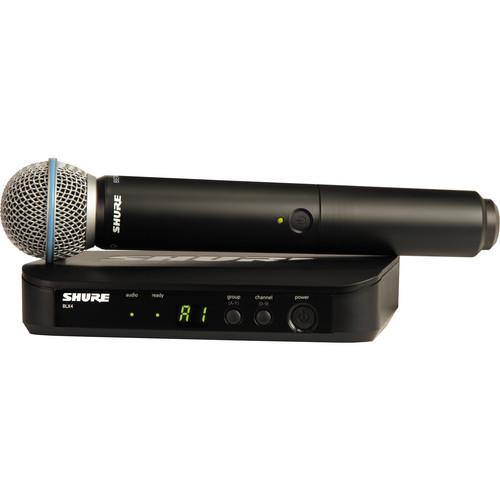 Shure BLX24 Handheld Wireless System With Beta 58A Mic