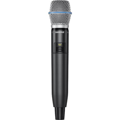 Shure GLXD2 Handheld Transmitter with Beta 87A Microphone Element