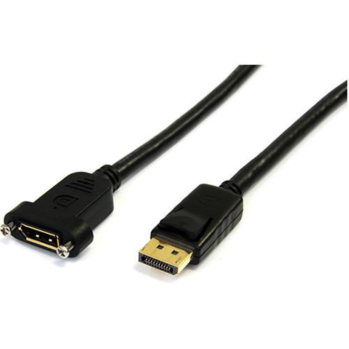 StarTech 20-Pin DisplayPort Extension Panel Mount Cable