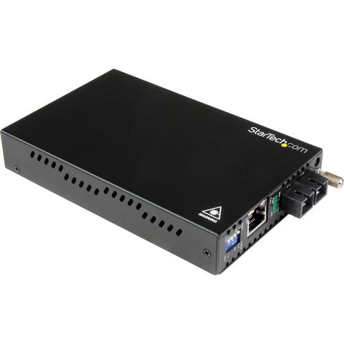 StarTech ET91000SM402 1000 Mb s Gigabit Ethernet Fiber Media Converter