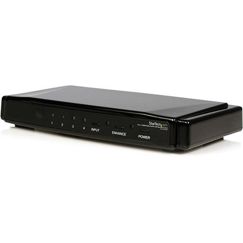 StarTech VS410HDMIE 4 to 1 HDMI Video Switch with Remote Control