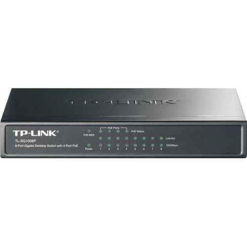 TP-Link TL-SG1008P 8-Port Gigabit Desktop Switch with 4-Port PoE