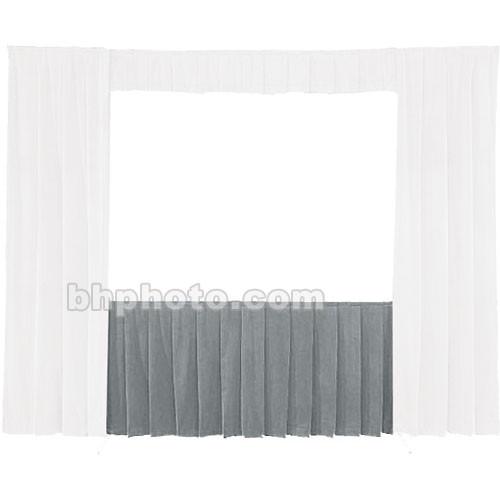 Da-Lite Fast-Fold Standard and Deluxe Skirt Gray 41147G
