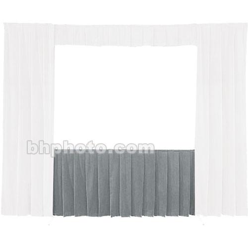 Da-Lite Fast-Fold Standard and Deluxe Skirt Gray 41148G