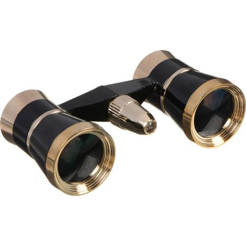 LaScala Optics 3x25 Othello Opera Glasses with Red Flashlight
