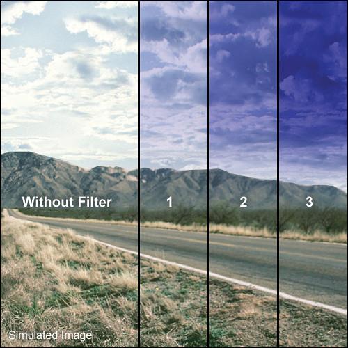 LEE Filters 100 x 150mm Hard-Edge Graduated Real Blue 2 Filter