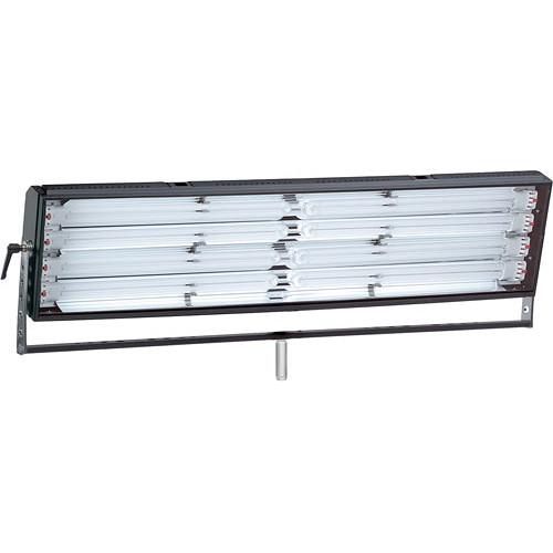 Mole-Richardson Biax-8L Fluorescent Long Fixture with Yoke, Phase Dimming - 440 Total Watts