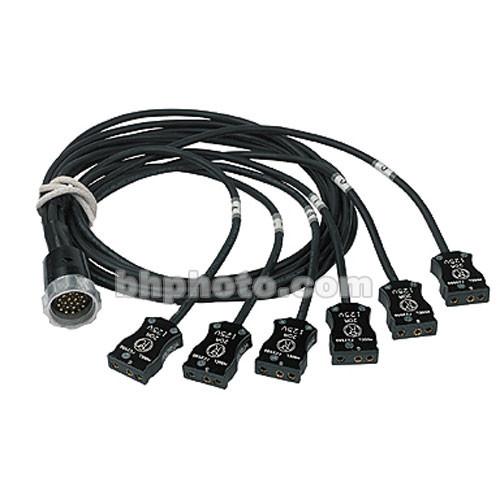 Mole-Richardson Break-Out Cable to 6- 20A Female Bates Plugs