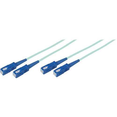 Camplex Duplex SC to Duplex SC Multimode Fiber Optic Patch Cable