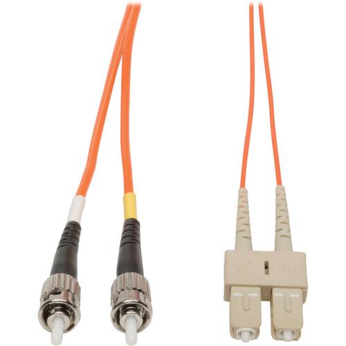 Camplex Duplex ST to Duplex SC Multimode Fiber Optic Patch Cable