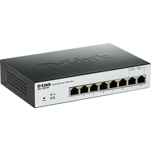 D-Link DGS-1100 Series EasySmart 8-Port Gigabit PoE Switch