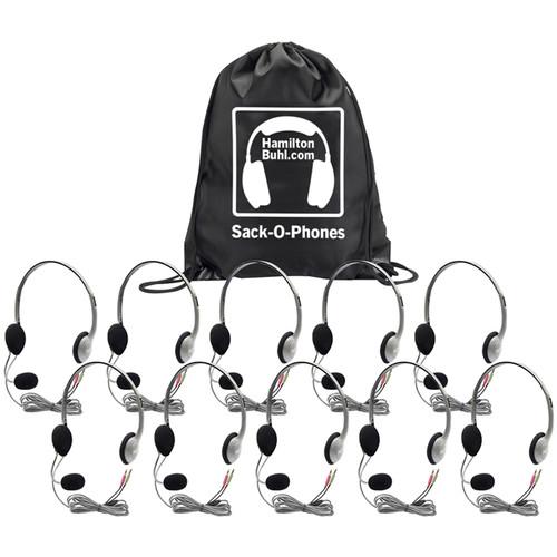 HamiltonBuhl Sack-O-Phones HA2M Personal Headphones with Microphone